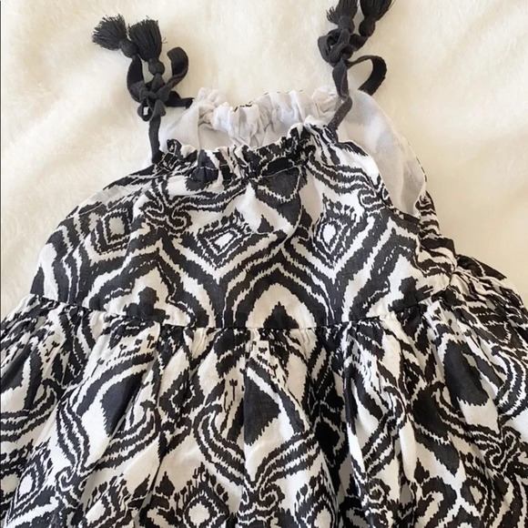 Artisan NY girls black and white boho maxi dress - Picture 3 of 7